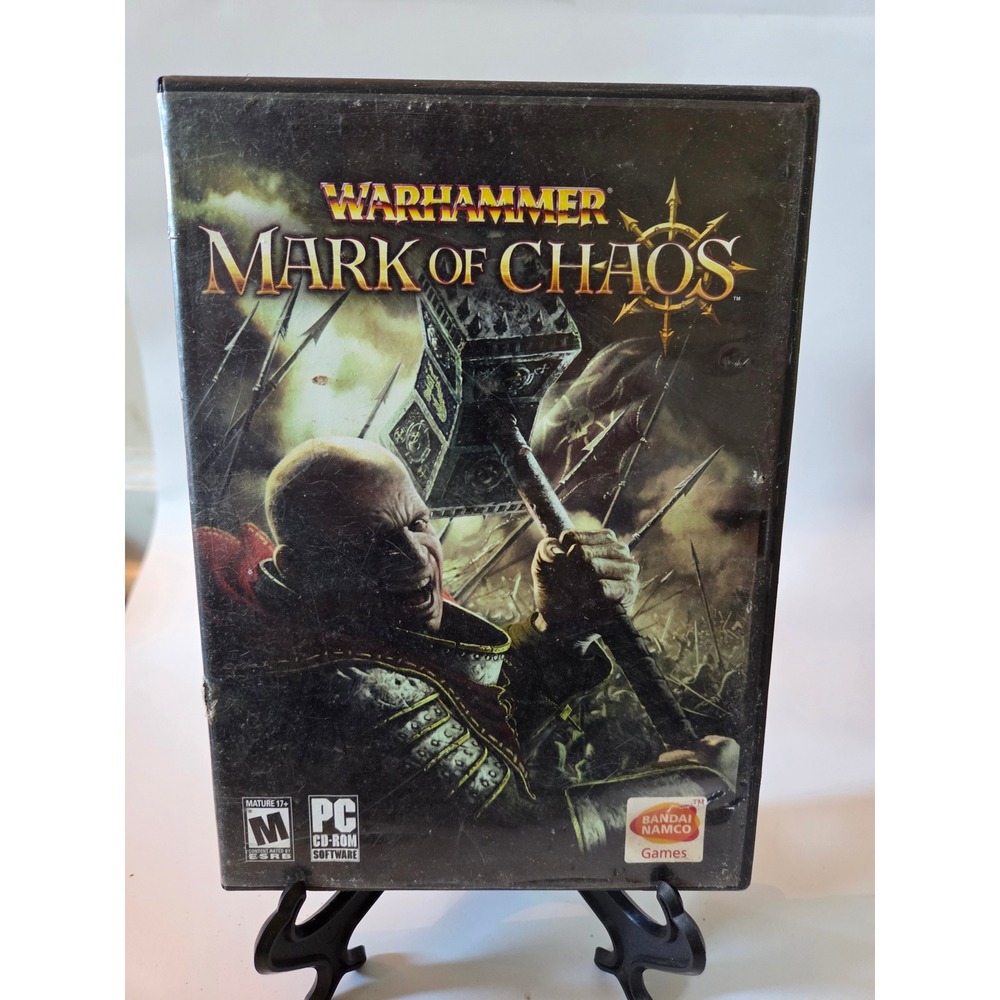 Warhammer Mark of Chaos PC Game 2006 Namco Bandai 6 Disc Set with Manual
